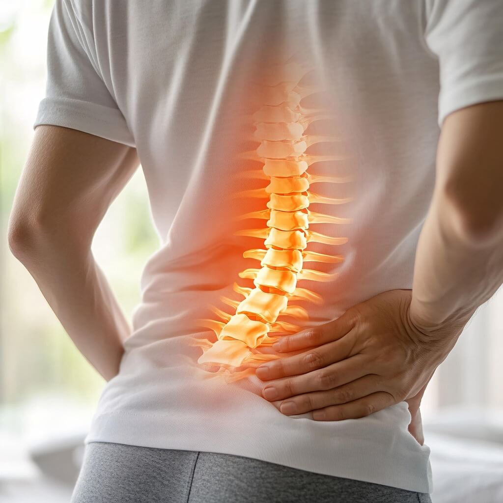 inflammation dos spondylarthrite ankylosante